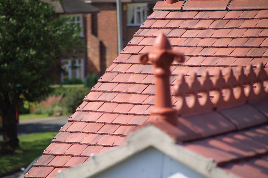 Ashmore Double Plain interlocking concrete tile Marley ESI Building