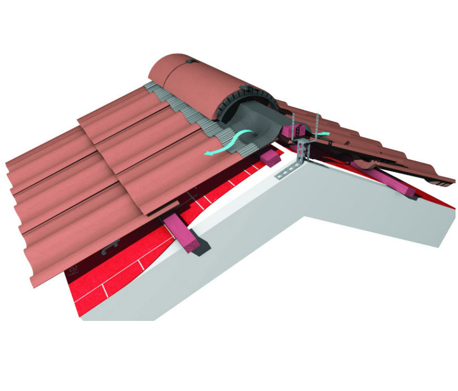 RidgeFast dry fix ridge system Marley ESI Building Design
