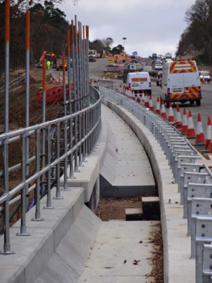 Kee Klamp® permanent guardrail for highway Kee Systems ESI External