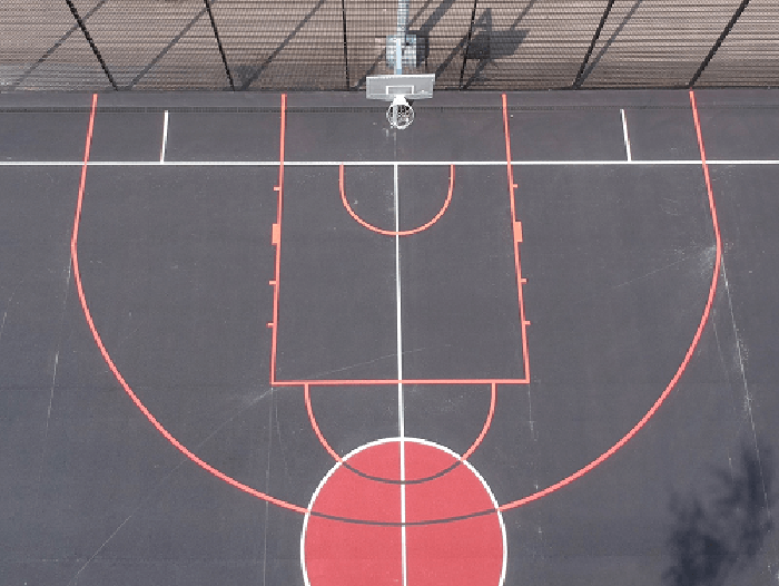 Basketball court renovation Duchess Road, Sheffield Lightmain ESI