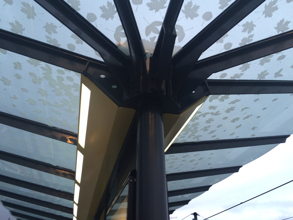 Bespoke Canopies For Tramstop Passenger Shelters 