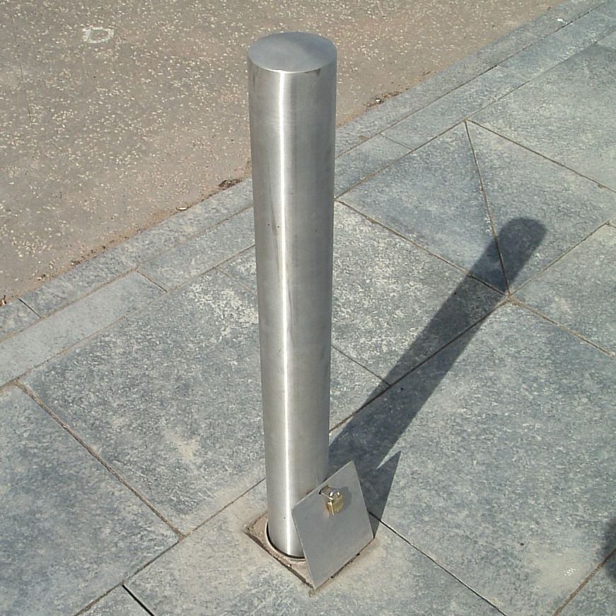 Removable Stainless Steel Bollard | Bailey Streetscene | ESI External Works