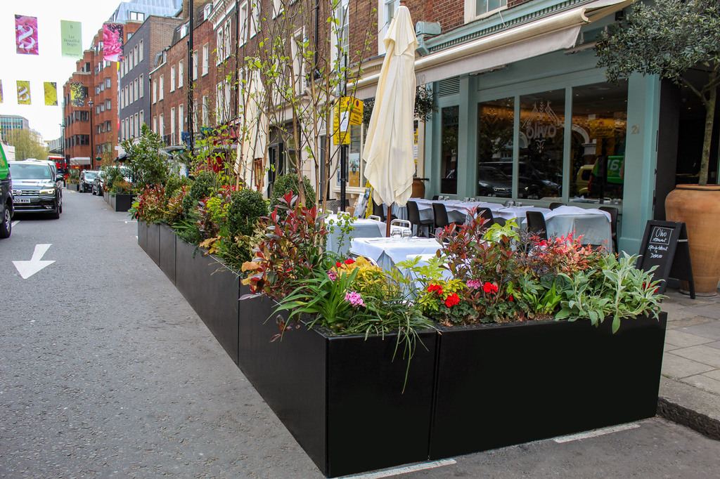 Steel Planter Barriers for Elizabeth Street, Belgravia Bailey