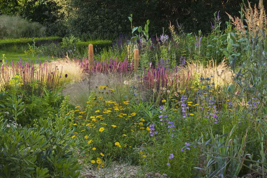 Corten steel finish planters for award-winning garden | Livingreen ...