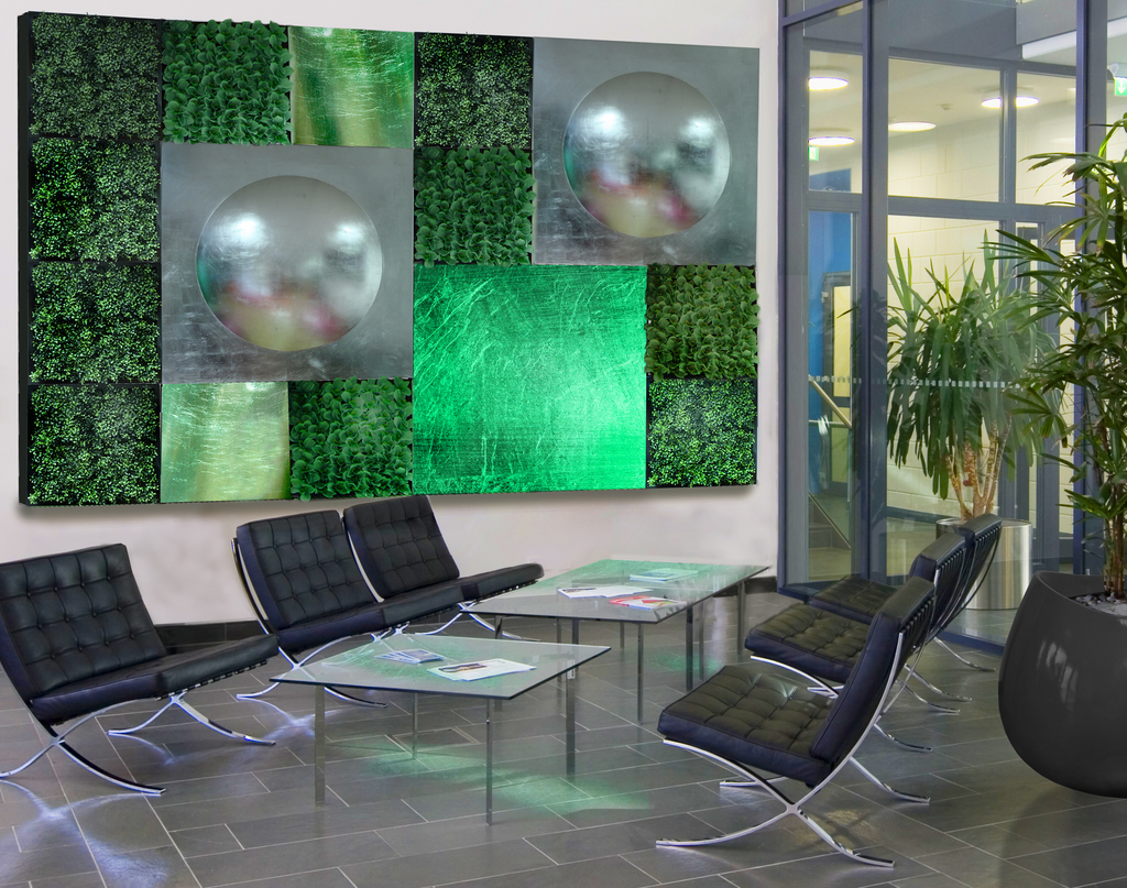 Feature Wall modular green wall system  Livingreen Design