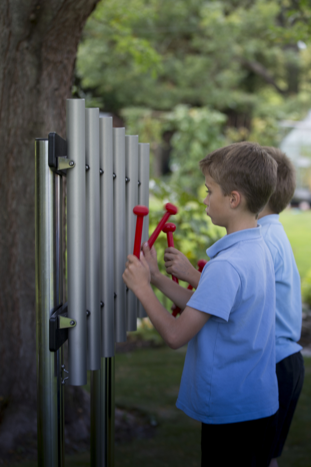 Freechimes outdoor musical chimes Percussion Play ESI External Works