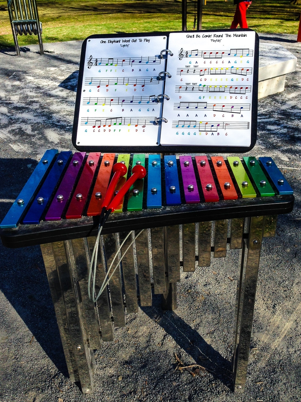 Capella outdoor xylophone Percussion Play ESI External Works