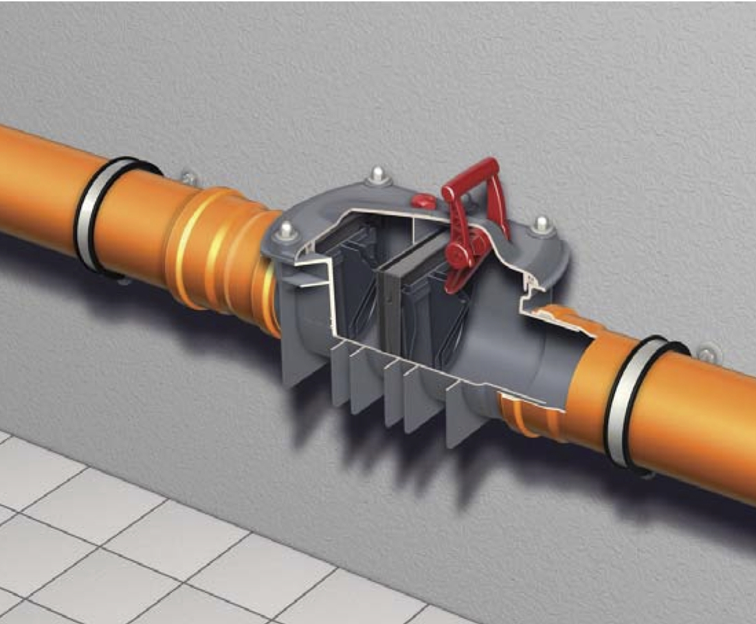 ACO Triplex® plain antiflood backflow valve ACO Building Drainage