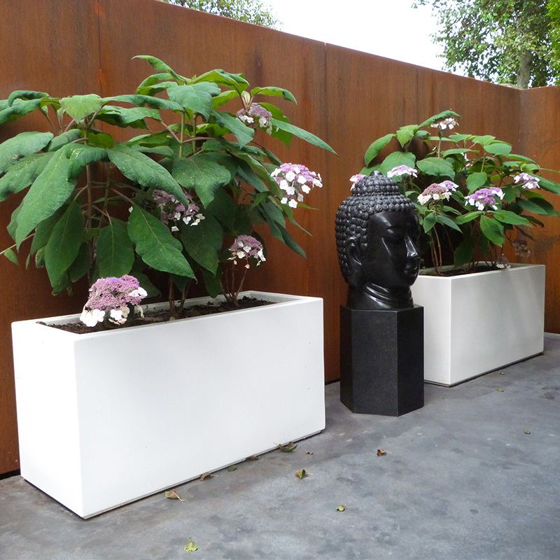 Fibreglass Buxus Trough Planter Pot Company ESI External Works