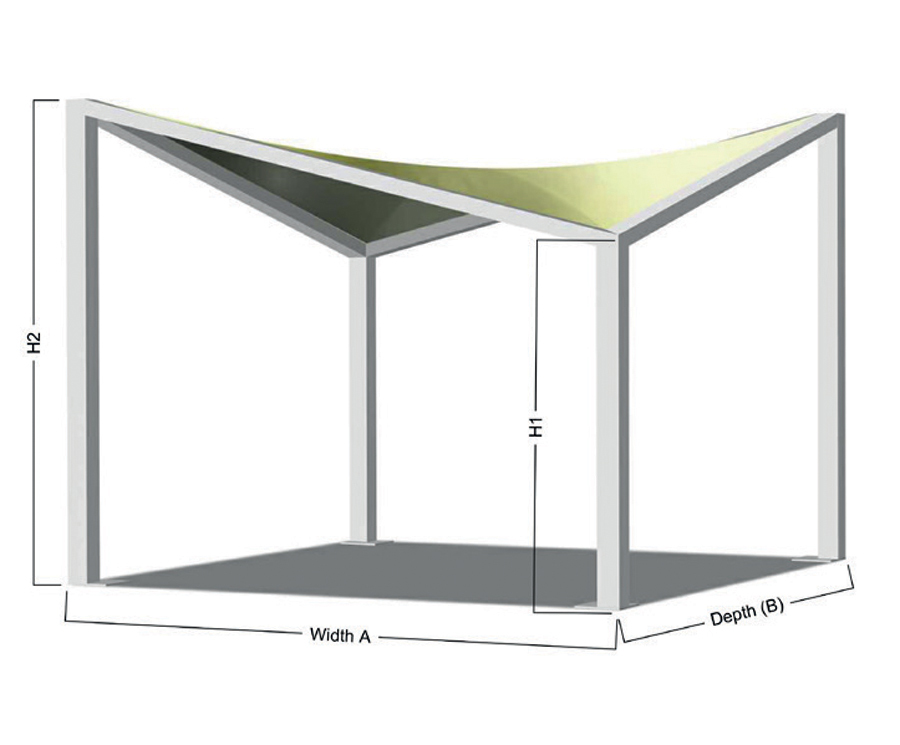 Vela 150 modular outdoor canopy | Zenith Canopy Structures | ESI ...