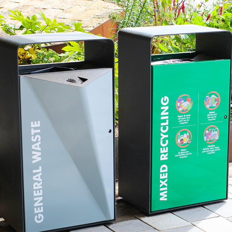 Litter and recycling bins University of Sheffield Artform Urban