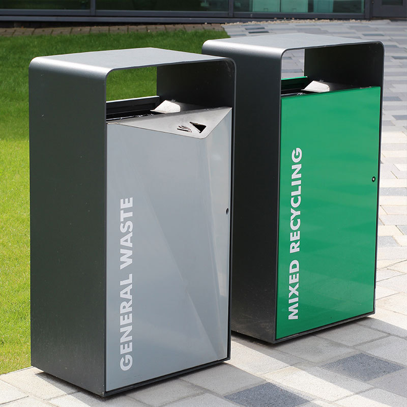 Litter and recycling bins University of Sheffield Artform Urban