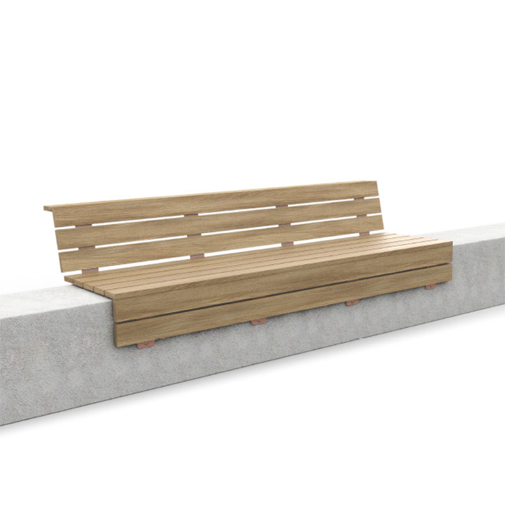 Wall bench by LAB23 All Urban ESI External Works