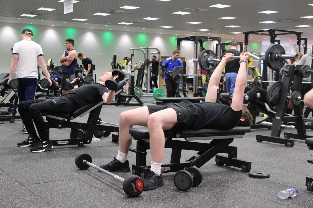 TVS provides flooring solution for gym free weights area TVS Gym