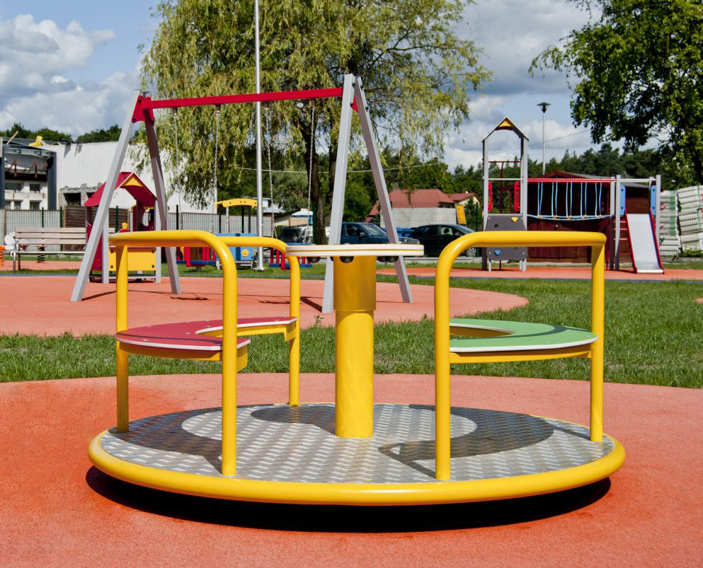 Seated Roundabout Safe & Sound Playgrounds ESI External Works