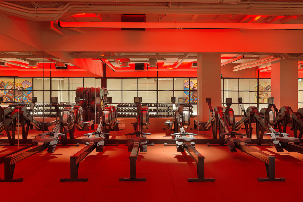 SPORTEC® Purcolor impact & noise reducing flooring TVS Gym Flooring