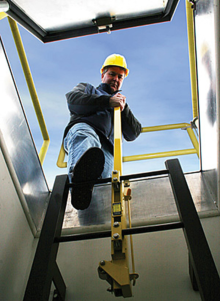 LadderUp® safety post Bilco UK ESI Building Design