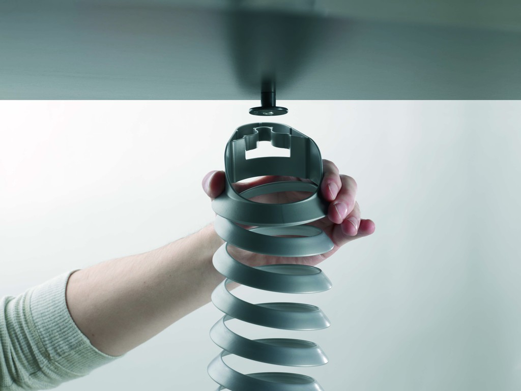 Spiral Cable Spine Cable Management Under Desk CMD Ltd ESI Building