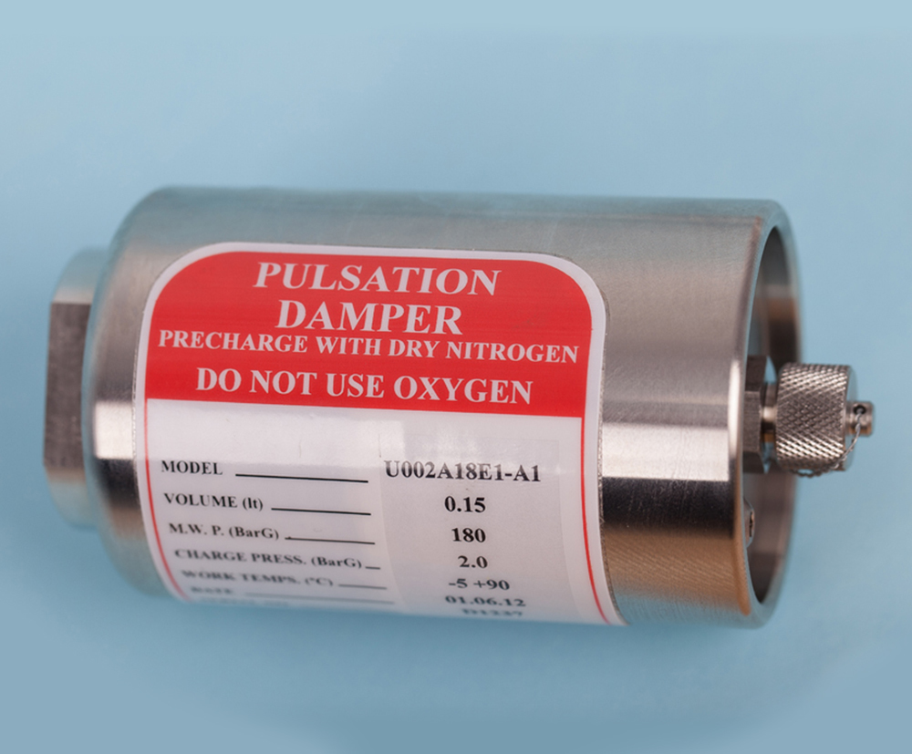 Pulsation dampers for dosing pumps Prochem Services ESI Enviropro