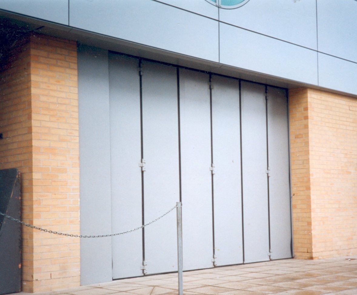 Sonafold insulated industrial folding doors Bolton Gate Company ESI