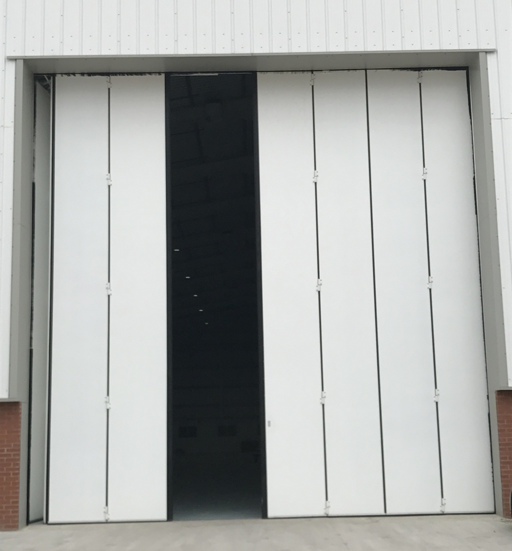 Sonafold insulated industrial folding doors Bolton Gate Company ESI Building Design
