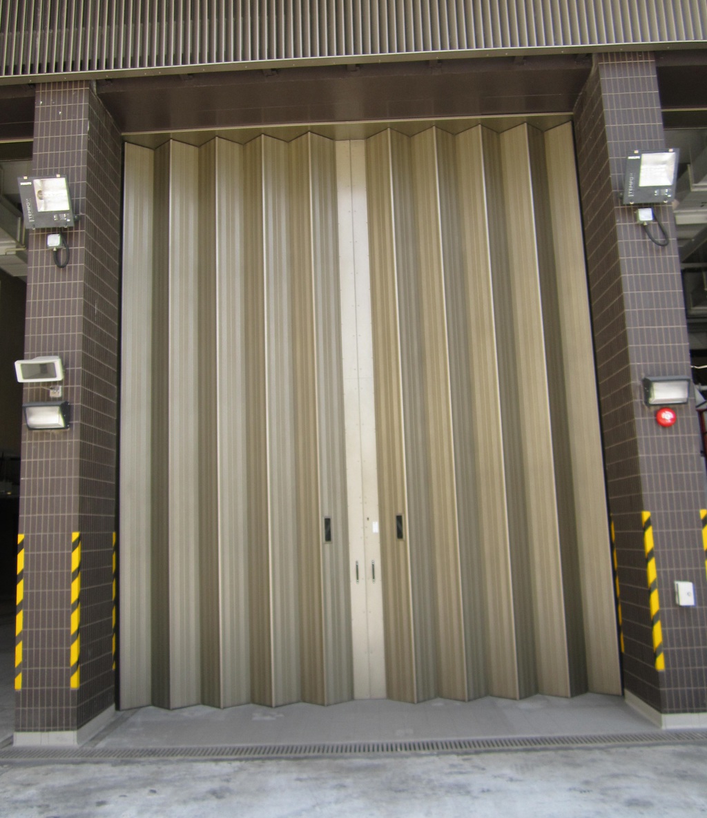 Bolton Superior industrial folding shutter doors Bolton Gate Company ESI Building Design