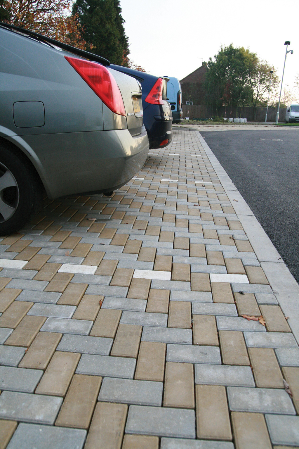 Infilta permeable block paving Aggregate Industries ESI External Works