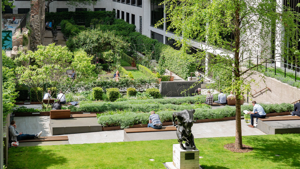 Urban Tree Planting System For London Wall Place | GreenBlue Urban Ltd ...