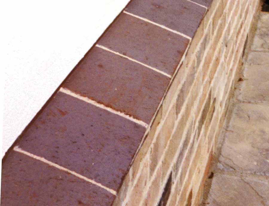 Clay creasing tiles for cappings, copings and detailing Ketley Brick