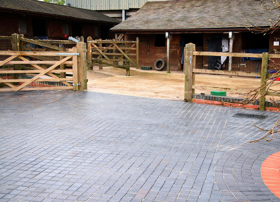 Victorianstyle patterned stable pavers Ketley Brick Company ESI