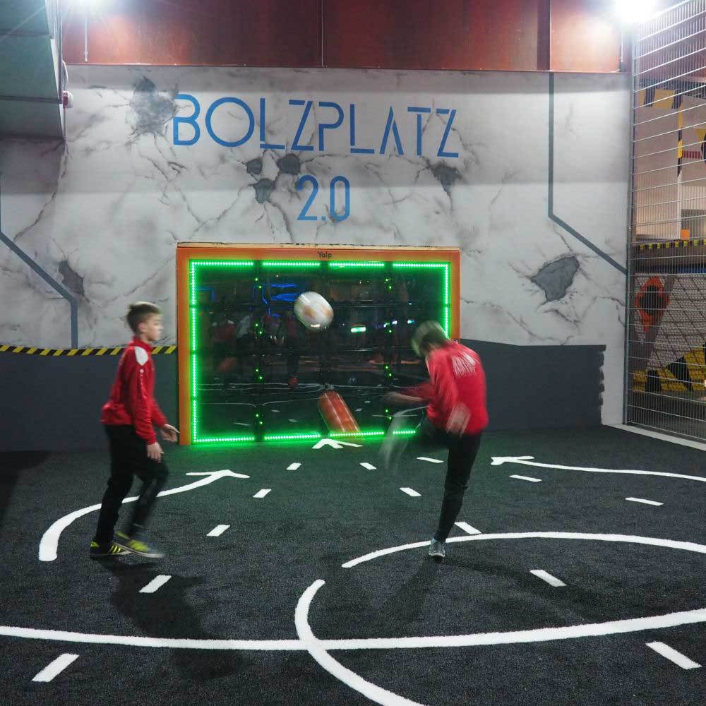 Yalp Sutu interactive football wall Jupiter Play ESI External Works