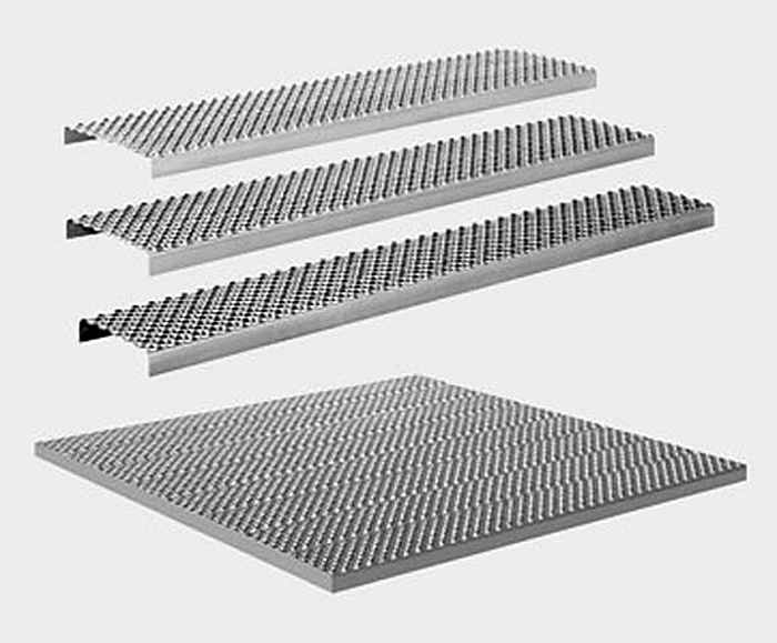 Type O5 perforated heelproof steel planks Elefant Gratings ESI