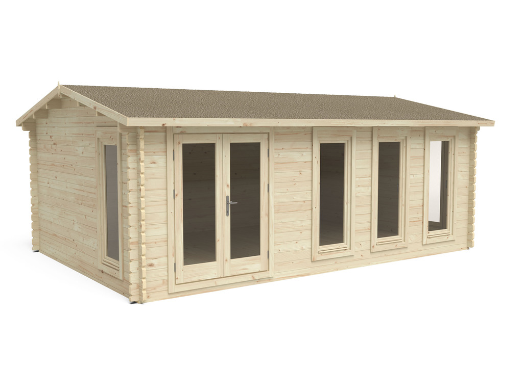 The Blakedown Log Cabin - 6m x 4m | M&M Timber | ESI Building Design