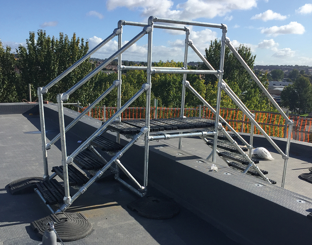 Bespoke Step Over access platforms EasiDec Access Systems ESI