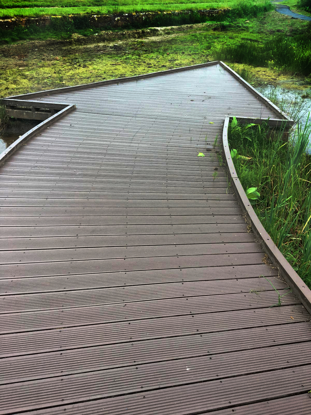 Plaswood recycled plastic boardwalks Plaswood ESI External Works