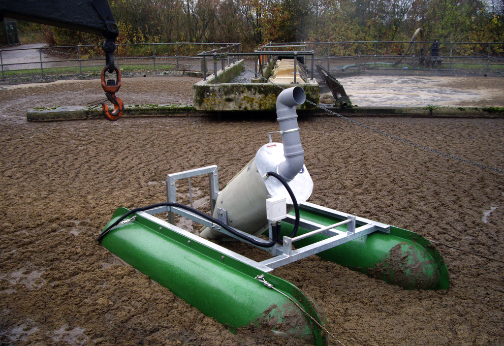 Spiral aerators at a domestic wastewater treatment works ESI