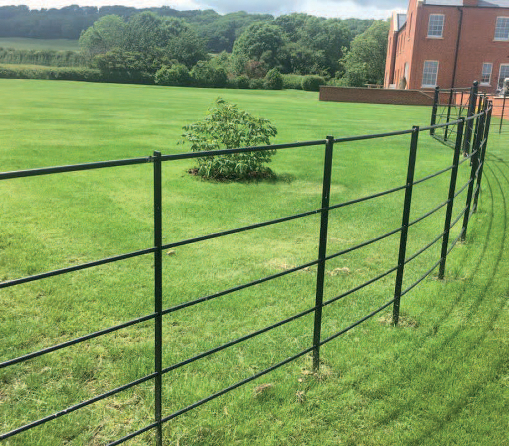 Wrought iron estate railings | AVS Fencing | ESI External Works