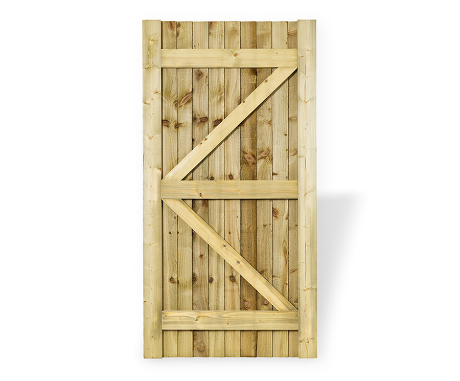 Timber pedestrian gates AVS Fencing ESI External Works