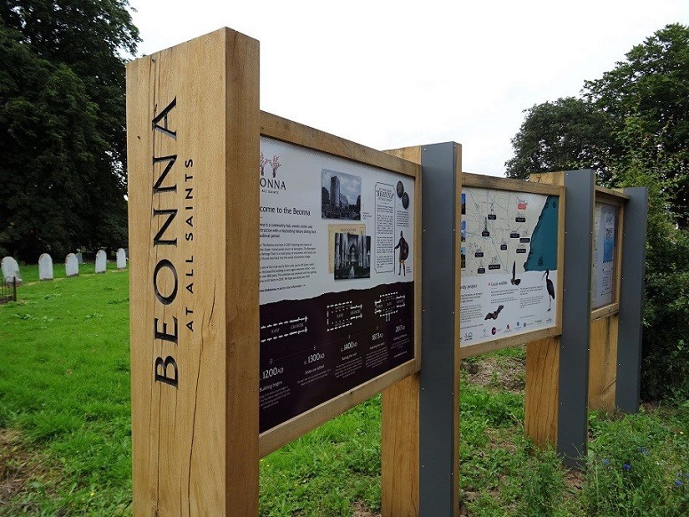 Interpretation and signage for historic church Fitzpatrick