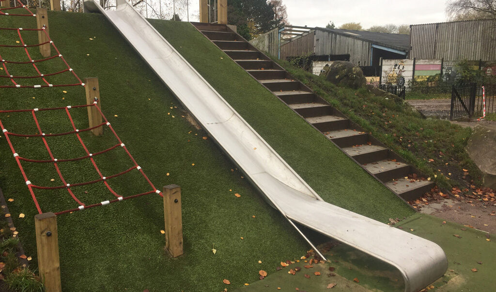 Trough embankment slide Massey & Harris (Eng) Ltd ESI External Works