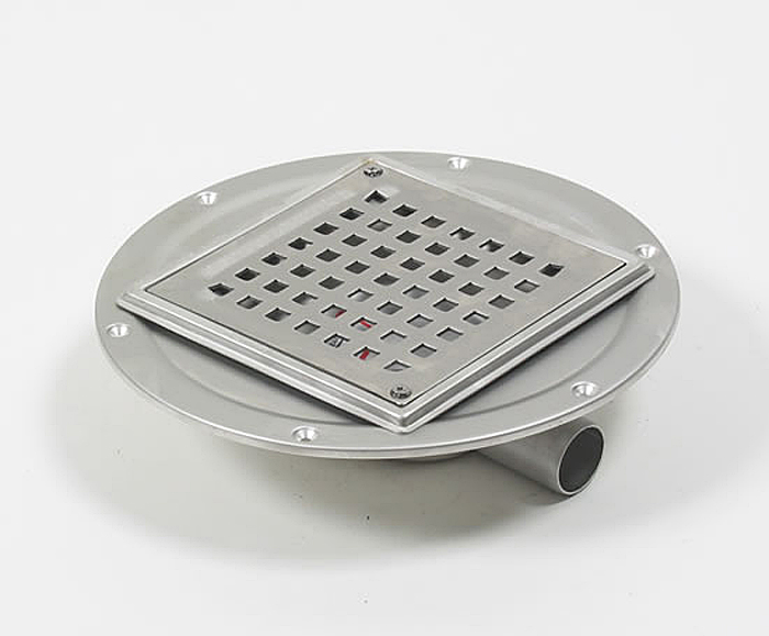 Light duty 381 drain, concrete floor, with flange BLUCHER UK ESI