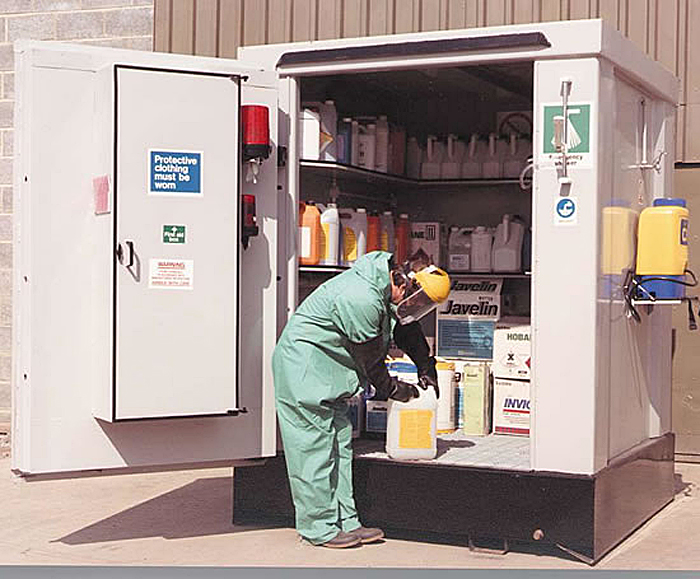 Chemsafe hazardous chemical storage units Cleveland Sitesafe ESI
