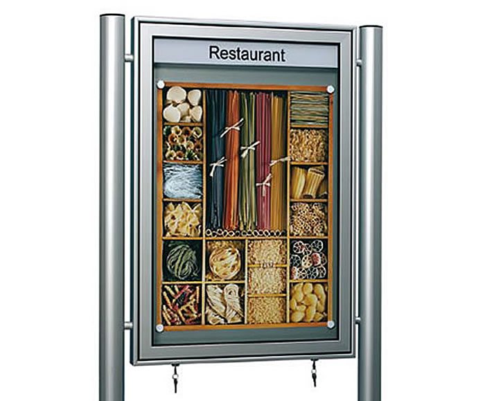 AMax aluminium noticeboards Greenbarnes ESI External Works