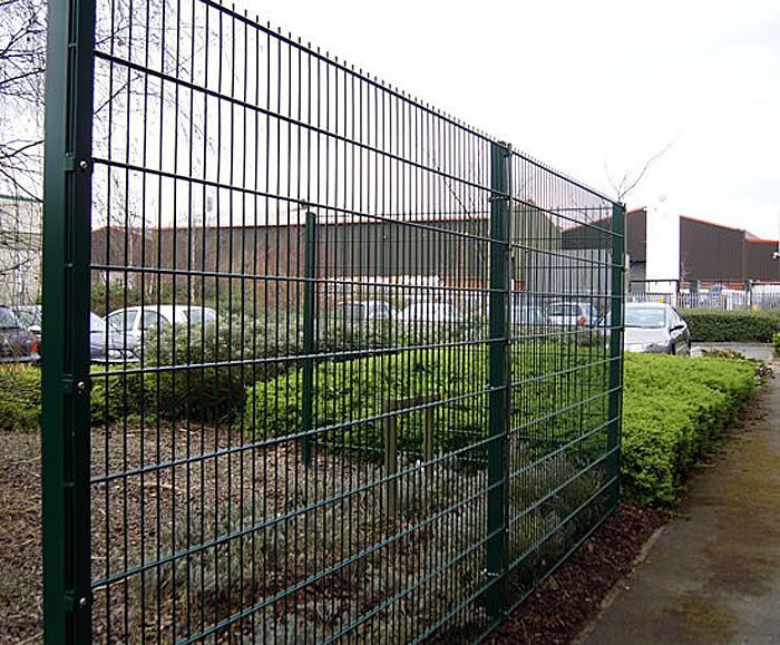 Pallas Xtra welded mesh fencing system, SbD approved Heras UK Fencing