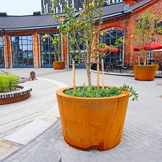 Conical Tree Tubs Streetlife ESI External Works