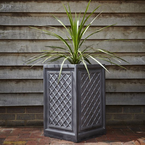 Clayfibre Windsor box, tall box &amp; trough garden planters 