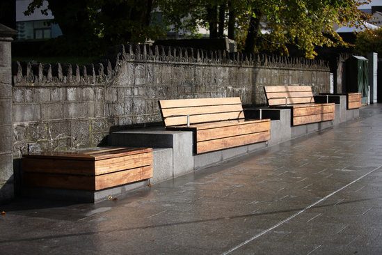 Bespoke concrete seating