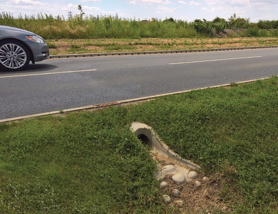 ACO KerbDrain and ACO SuDS swale Inlets for the A12