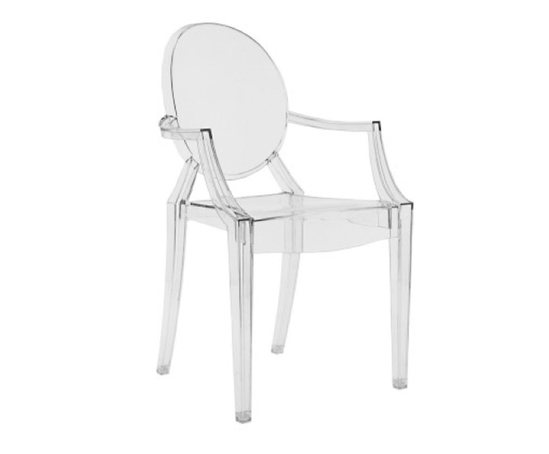 Louis Ghost Polycarbonate Chair By Phillippe Starck