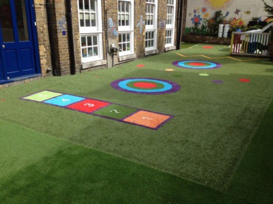 Transformed playground - Our Lady of Victories school